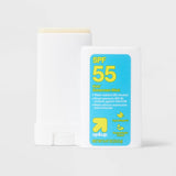Kid's Sport Sunscreen Stick - SPF 55 - 0.47oz/2pk - up&up Whole Body, Scented protector solar