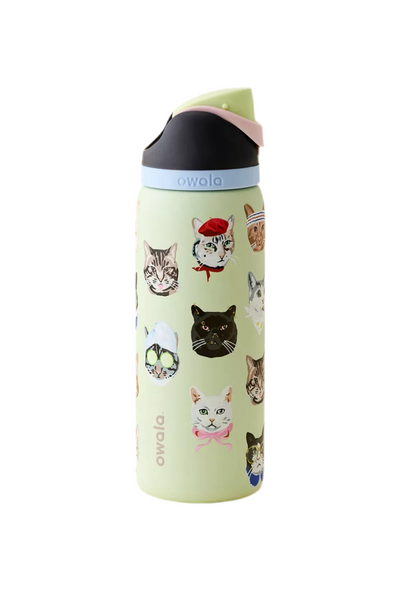 PREORDEN Owala UO Exclusive FreeSip 32 oz Cat Collage