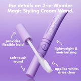 ELF 3-IN-WONDER MAGIC STYLING CREAM WAND - SUAVIZA FRIZZ + CABELLOS SUELTOS