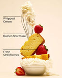 Bath & Body Works VELA AROMÁTICA 3 MECHAS STRAWBERRY POUND CAKE