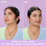 ELF 3-IN-WONDER MAGIC STYLING CREAM WAND - SUAVIZA FRIZZ + CABELLOS SUELTOS