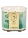 Bath & Body Works VELA AROMÁTICA 3 mechas Eucalyptus Spearmint