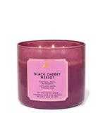Bath & Body Works VELA AROMÁTICA 3 MECHAS BLACK CHERRY MERLOT