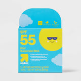 Kid's Sport Sunscreen Stick - SPF 55 - 0.47oz/2pk - up&up Whole Body, Scented protector solar