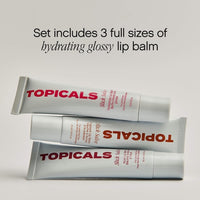 PREORDEN Topicals Slick Salve Glossy Lip Balm Trio