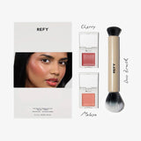 PREORDEN Refy Cream Blush Duo with Duo Face Brush Gift Set
