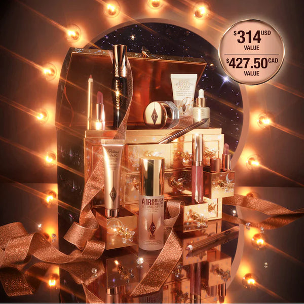 PREORDEN Charlotte Tilbury 
Charlotte's Beauty Treasure Chest Makeup and Skincare Advent Calendar
