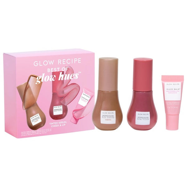 PREORDEN Glow Recipe Best of Glow Hues – Tinted Serum, Cheek & Lip Gift Set