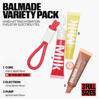 PREORDEN MILK MAKEUP Balmade Variety Pack Hydrating Lip Balm & Keychain Gift Set