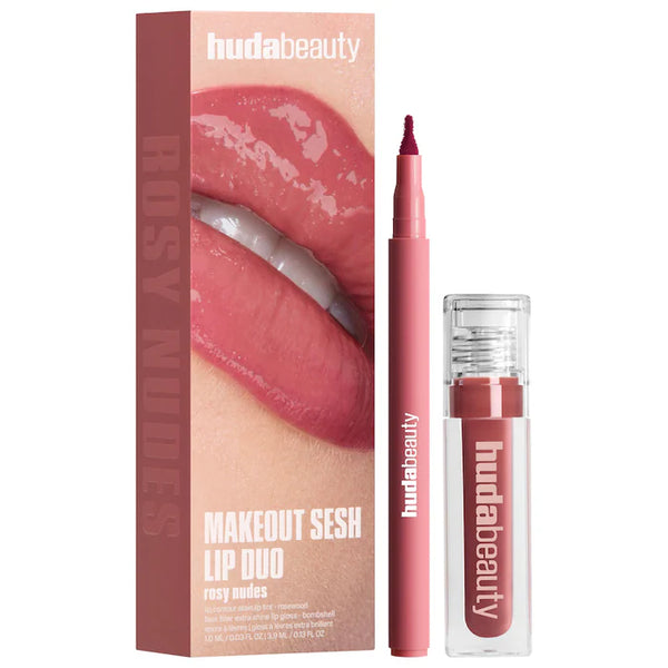 PREORDEN Huda Beauty Dúos de labios Make Out Sesh