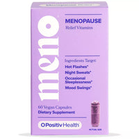 Cápsulas de vitaminas para la menopausia O Positiv MENO para mujeres con cohosh negro y ashwagandha - 60 unidades