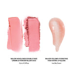 PREORDEN PATRICK TA 
Patrick's Glow and Gloss Set: Major Headlines Blush Duo and Lip Gloss Makeup Gift Set
