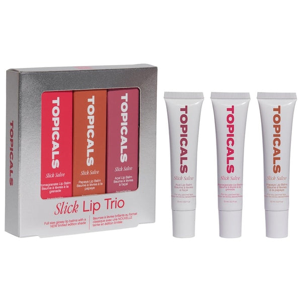PREORDEN Topicals Slick Salve Glossy Lip Balm Trio