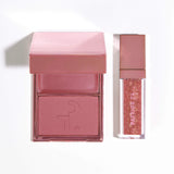 PREORDEN PATRICK TA 
Patrick's Glow and Gloss Set: Major Headlines Blush Duo and Lip Gloss Makeup Gift Set