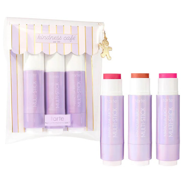 PREORDEN tarte cheek soufflé maracuja juicy blush and lip multi-stick trio
