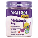 Natrol
Kids, Melatonina Gummies, Ages 4+, Raspberry, 1 mg, 90 Gomitas
