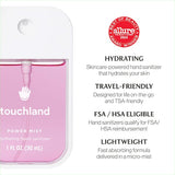 PREORDEN-Touchland  Limited Edition Power Mist Hydrating Hand Sanitizer Top 5-Set